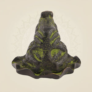 Brass Frog Buddy Pair statue