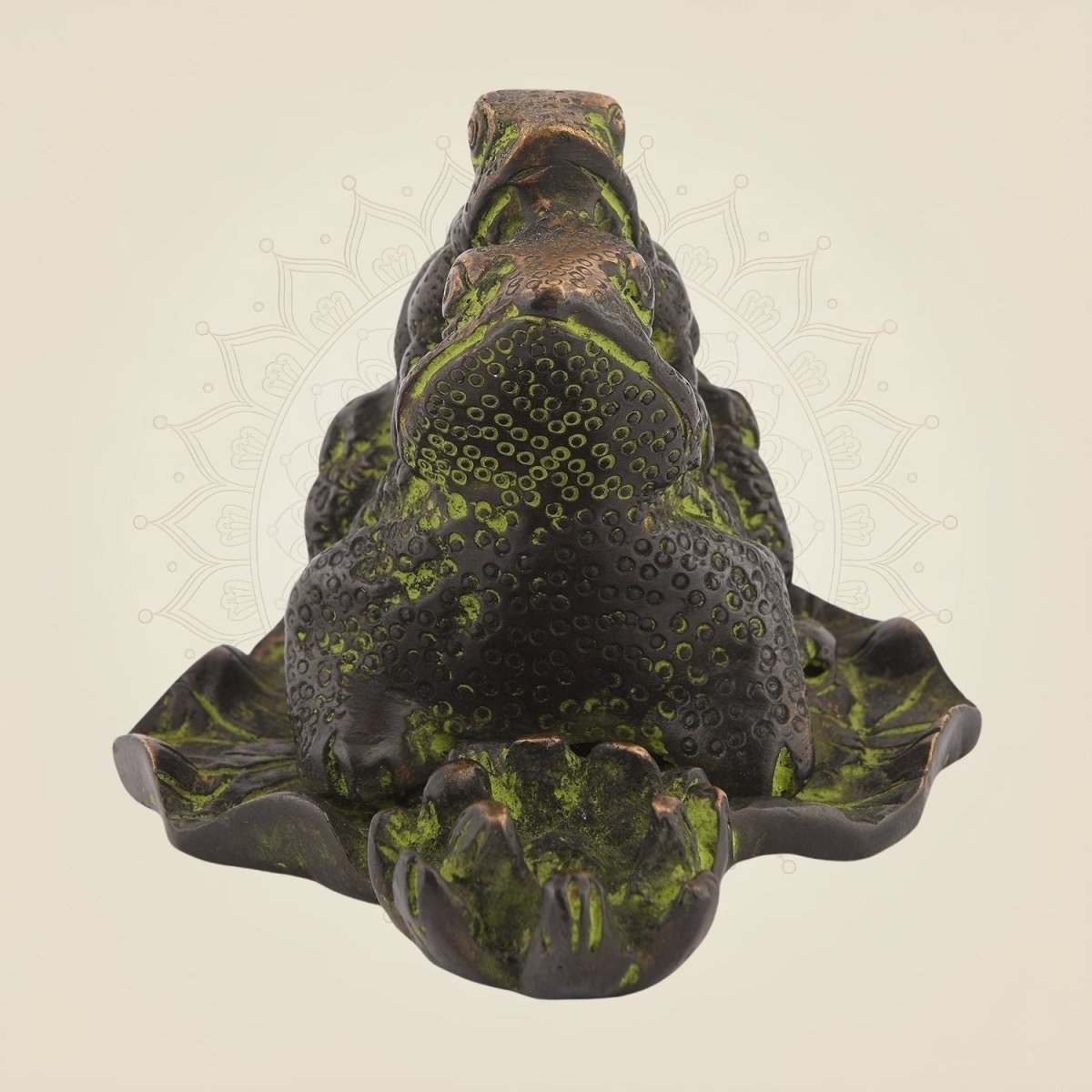 Brass Frog Buddy Pair 3"