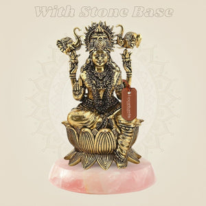 Brass Gajalakshmi Statue