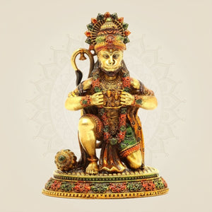 Handmade statue for Pooja in brass