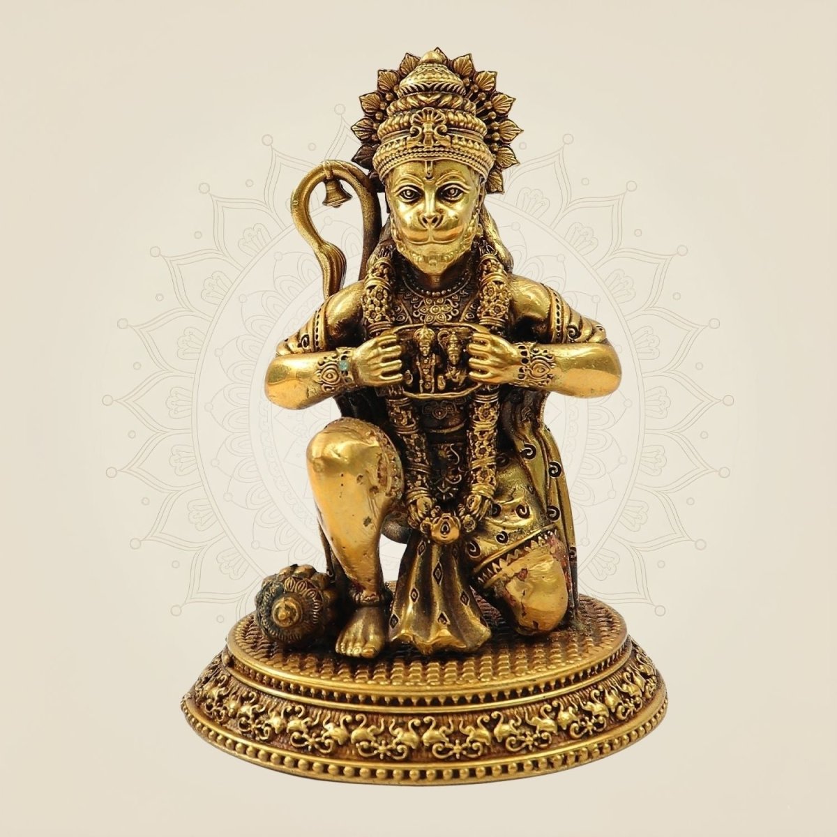 Brass Hanuman Idol