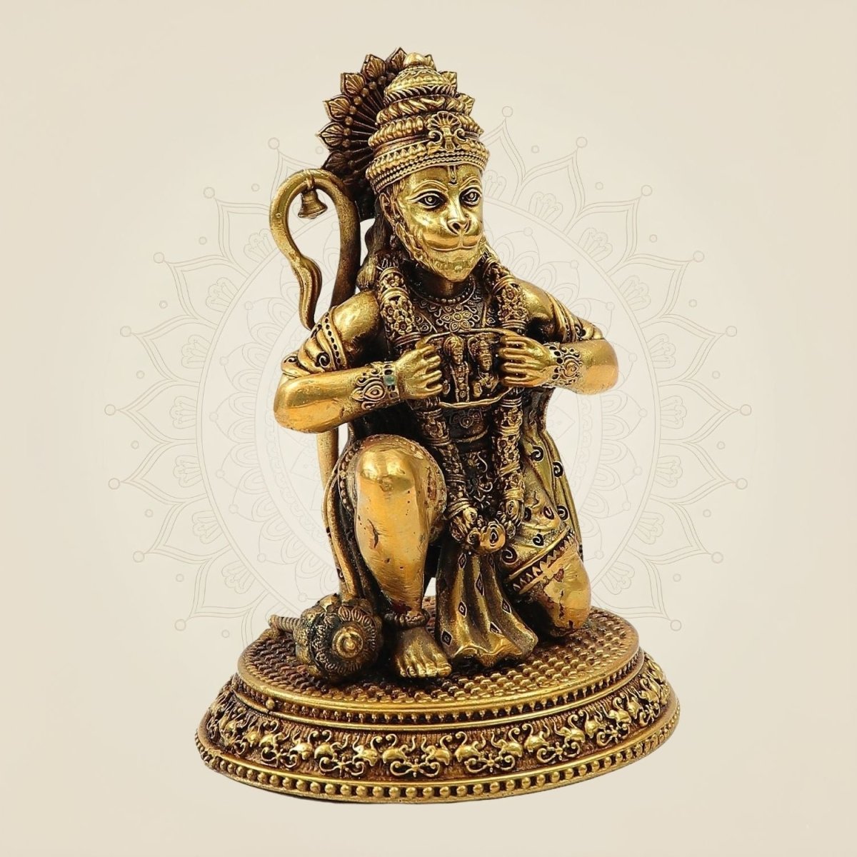 Heart Opening Pose with Ram & Sita - Handcrafted Spiritual Statue 5"