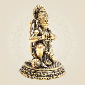 Heart Opening Pose with Ram & Sita - Handcrafted Spiritual Statue 5"