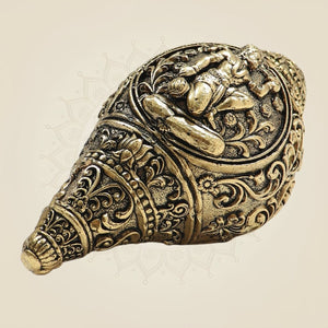 Brass Hanuman Shankh – Powerful Symbol of Energy - Luxeartisanship