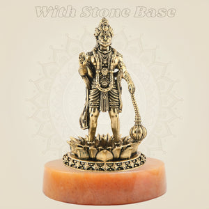 Lord Hanuman on Stone base