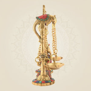 Brass Jhula Ganesha Statue