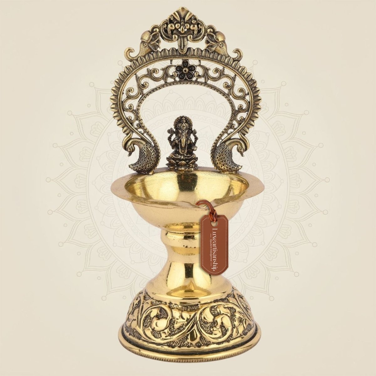 Brass Lakshmi Diya
