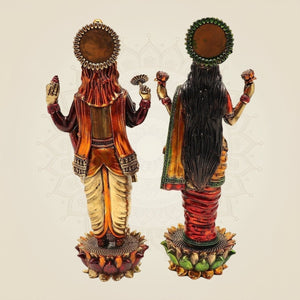 Prosperity Brass Vishnu Lakshmi