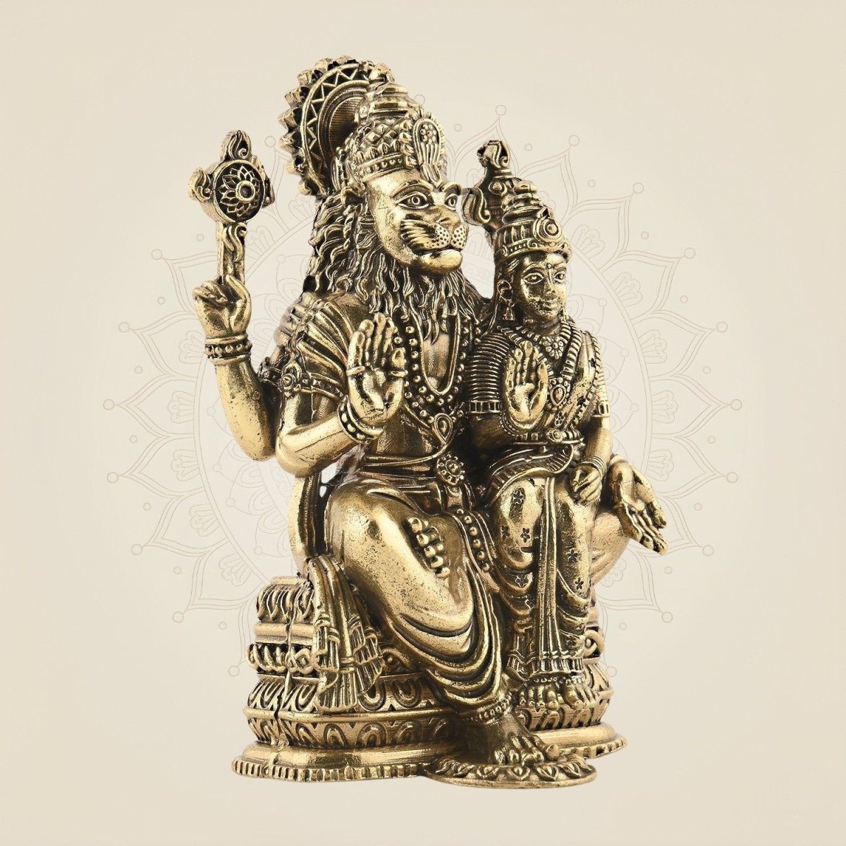Narasimha with Lakshmi Superfine Divine Murti