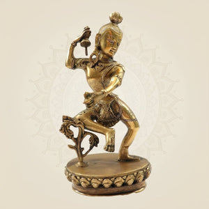 Brass Nepalese Style Dancing Shiva Idol