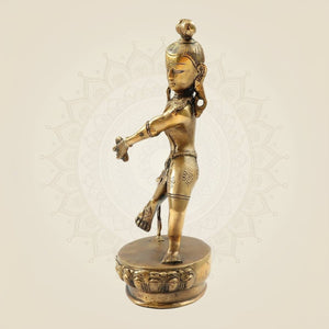 Brass Nepalese Style Dancing Shiva Statue