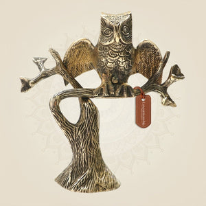 Brass Owl Murti
