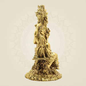 Brass Radha Krishna Statue