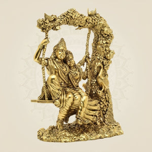 Romantic Jhula Idol for Home & Gifting