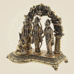 Brass Ram Darbar Divine Sculpture