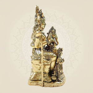 Brass Shiv Parivar Murti - Luxeartisanship
