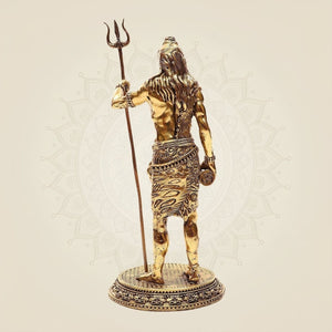 Brass Shiva Idol - Luxeartisanship