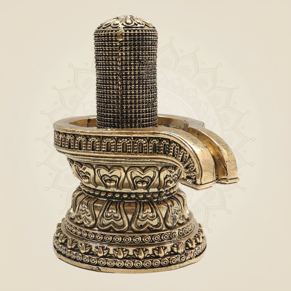 Brass Shiva Lingam 5"– Eternal Symbol of Creation - Luxeartisanship