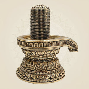 Brass Shiva Lingam 5"β Eternal Symbol of Creation - Luxeartisanship