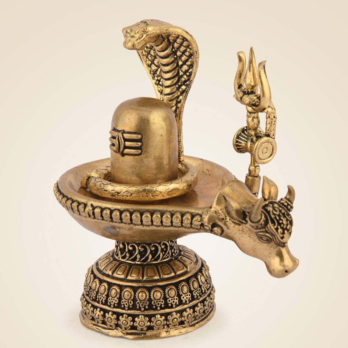 Brass Shiva Lingam - Luxeartisanship