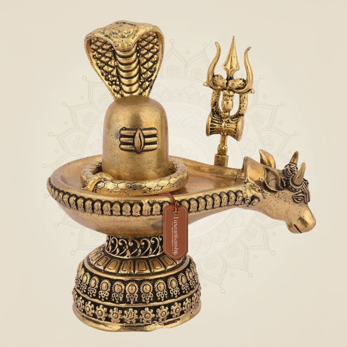 Brass Shiva Lingam - Luxeartisanship