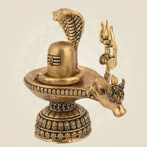 Brass Shiva Linga - Luxe Artisanship
