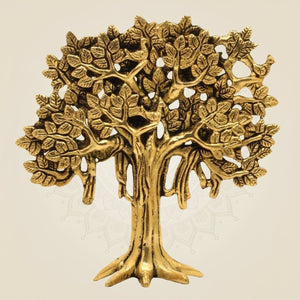 Brass Kalpavriksha Tree Showpiece - Luxeartisanship