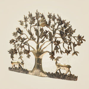 Brass Tree of Life Wall Art - Kalpavruksha