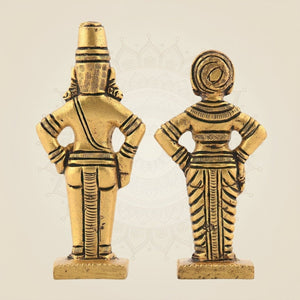 Handcrafted Statue Pair for Puja