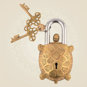 Brass Lock and key