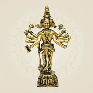 Bronze Panchmukhi Hanuman Murti