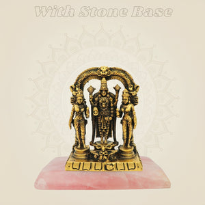 Bronze Tirupati Balaji Idol with Stone base