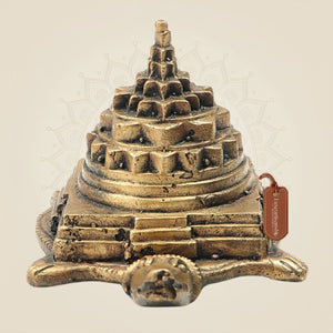 Bronze Tortoise Meru Yantra – Vastu Wealth & Positive Energy Symbol - Luxeartisanship