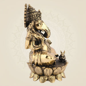Chaturbhuj Ganesha Handcrafted Murti