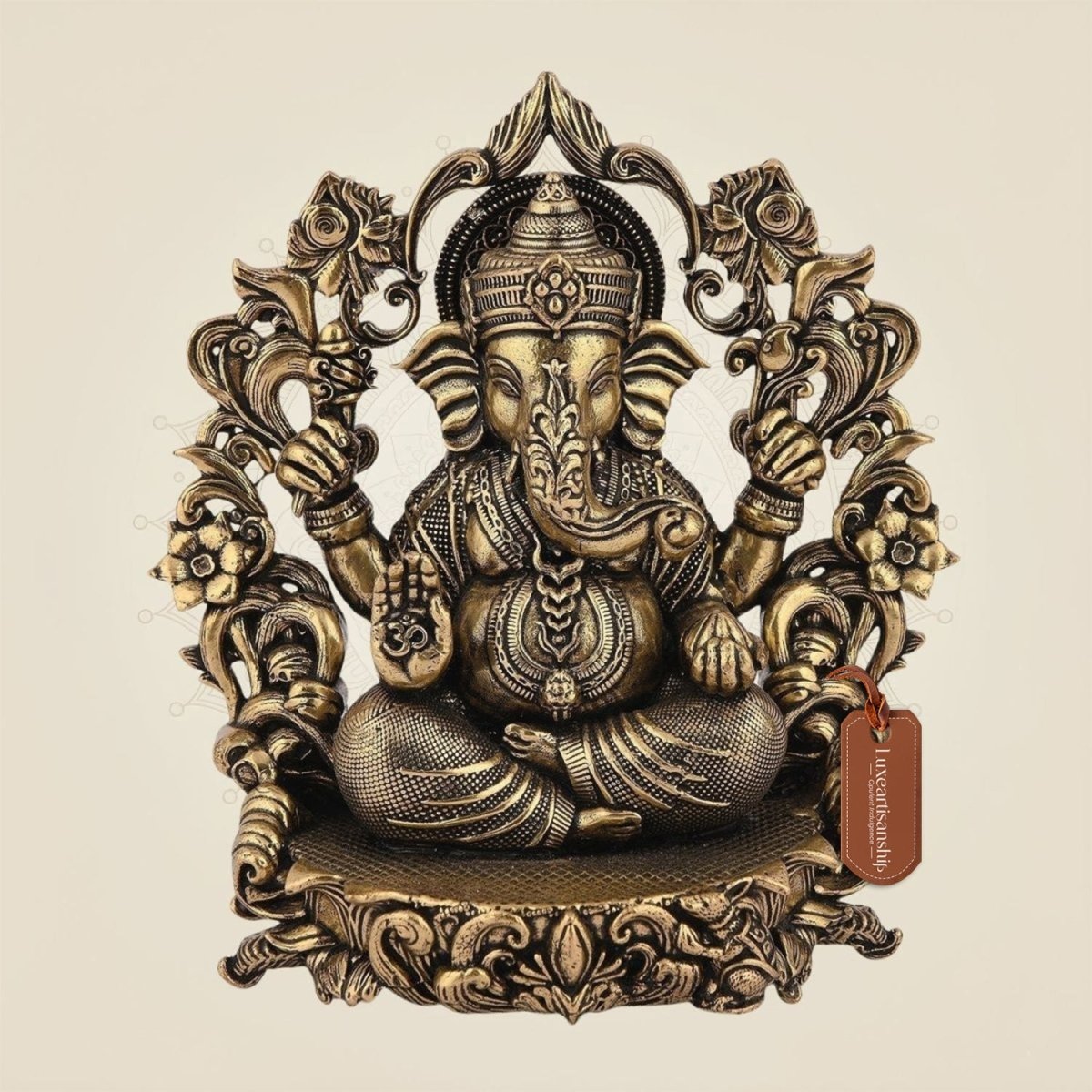 Chaturbhuj Ganesha with Darbaar Idol