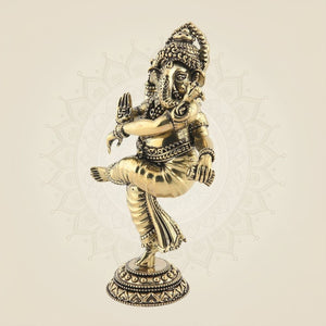 Ganesha Brass Idol