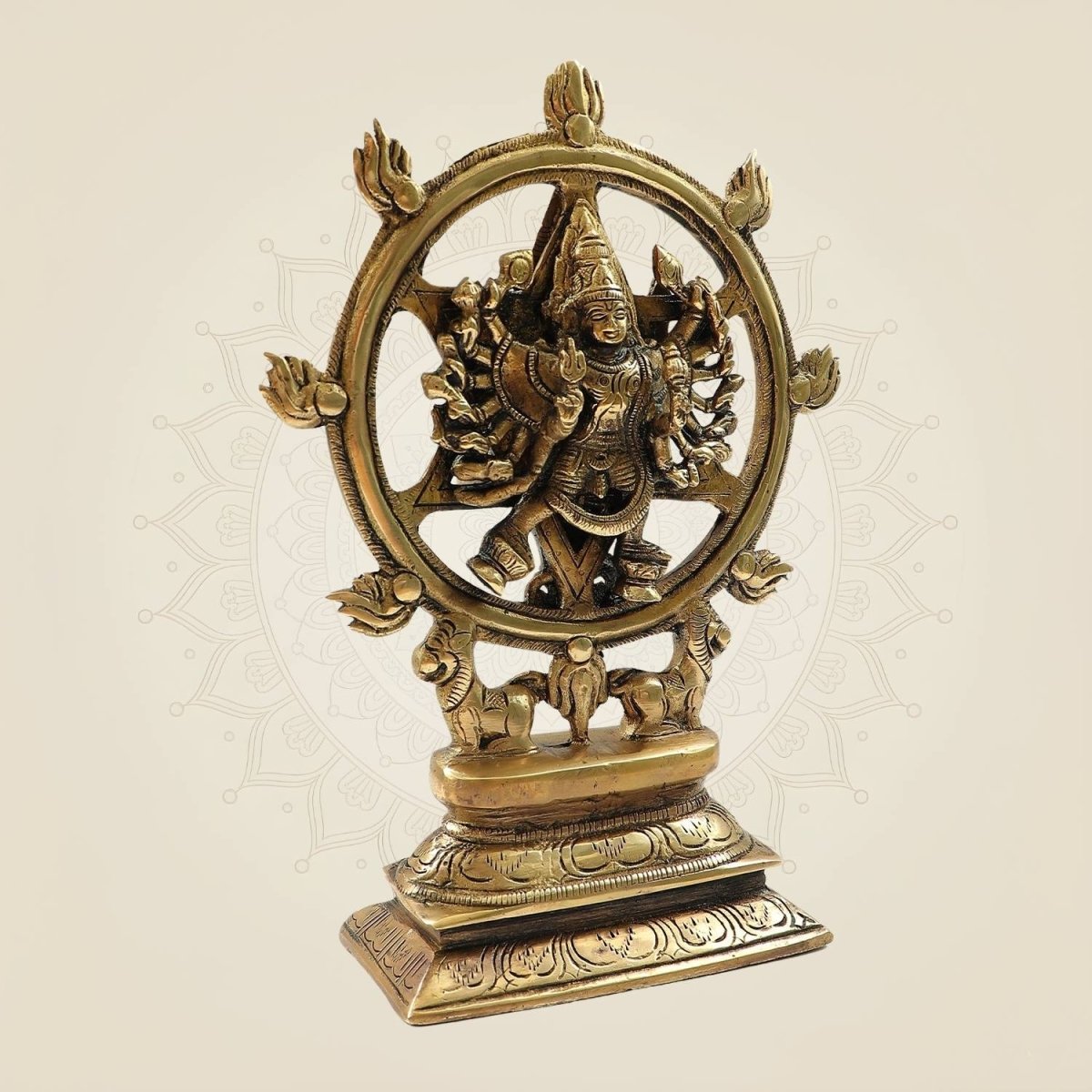 Divine Brass Sudarshanar 9.5"