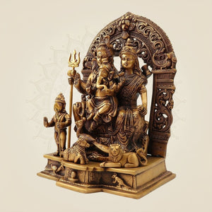 Heavy Handmade Indian Temple Statue 11.75"