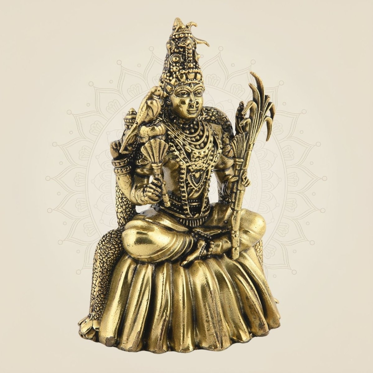 Brass Lalita Devi Statue