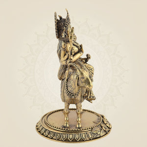 Divine Durga Maa with Goat