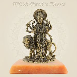 Brass Idol with Stone base