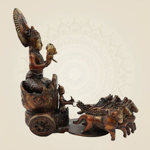 Exquisite Brass Statue