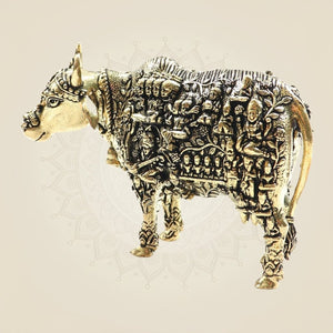 (Pital) brass Kamadhenu cow