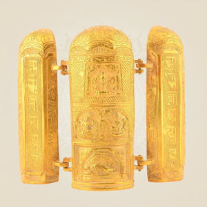 Folding Brass Buddha Temple β 7.5"