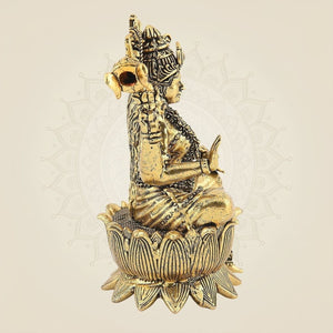 Brass Gajalakshmi Murti