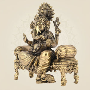 Handcrafted Pure Brass Murti, Lightweight Home Decor