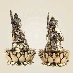 Ganesh Lakshmi Decor Statue