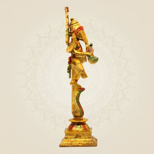Brass Ganesha Dancing Sculpture