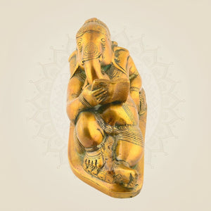 Ganesha Reading Mahabharata Book – Decor