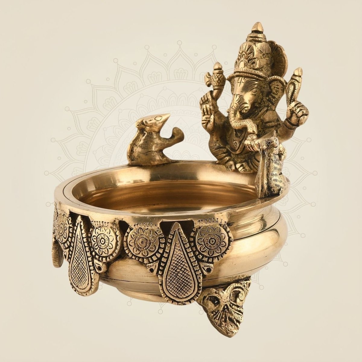 Handcrafted Pure Brass Decorative Urli